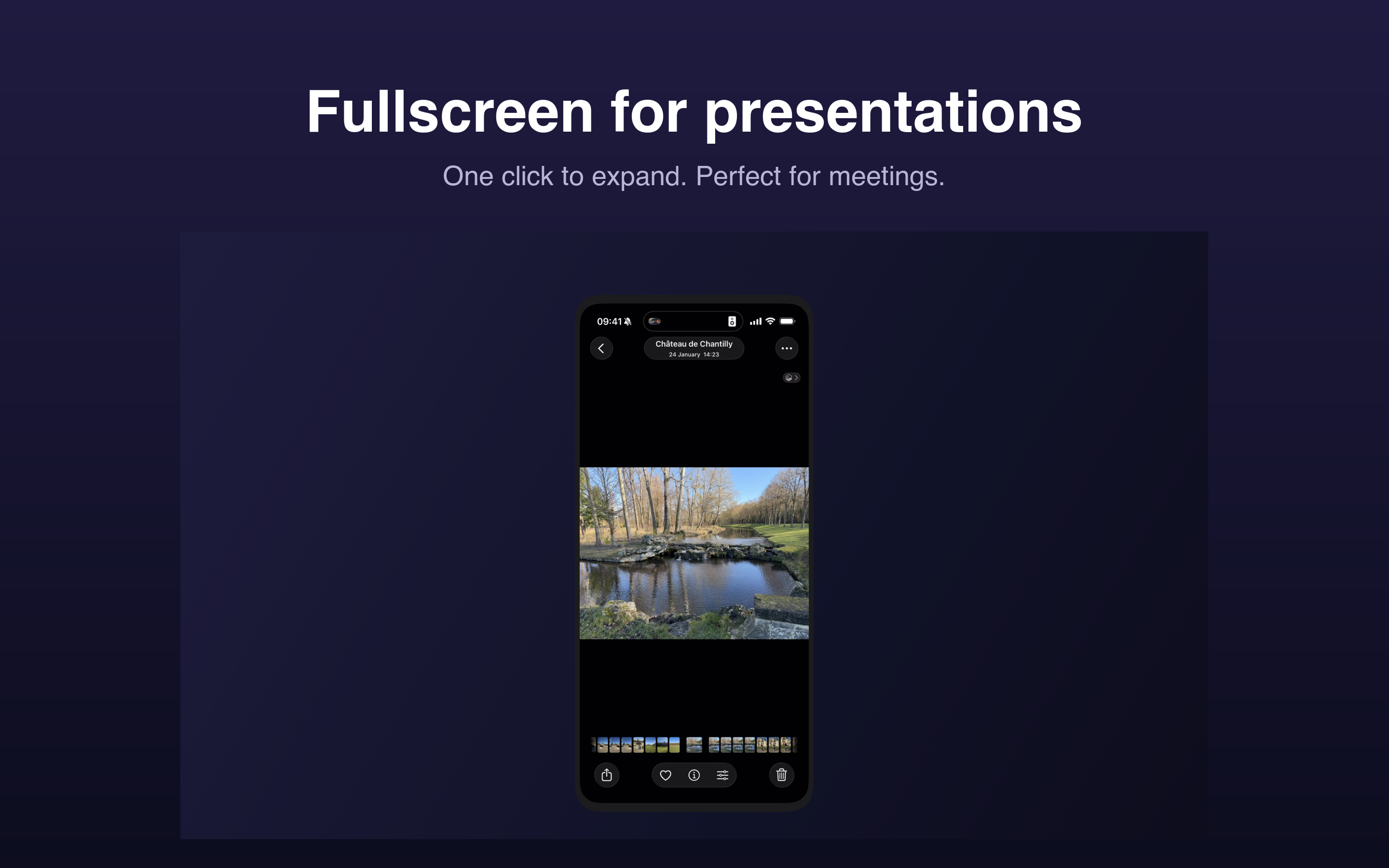 MirrorKit mirroring an iPad in landscape
